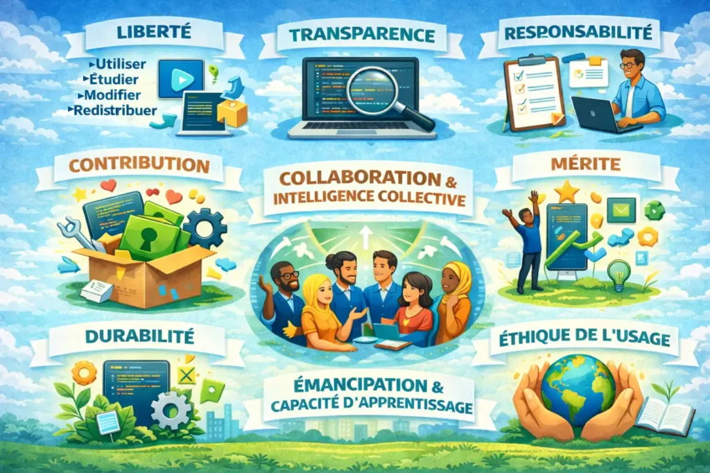 Les valeurs de l'open source